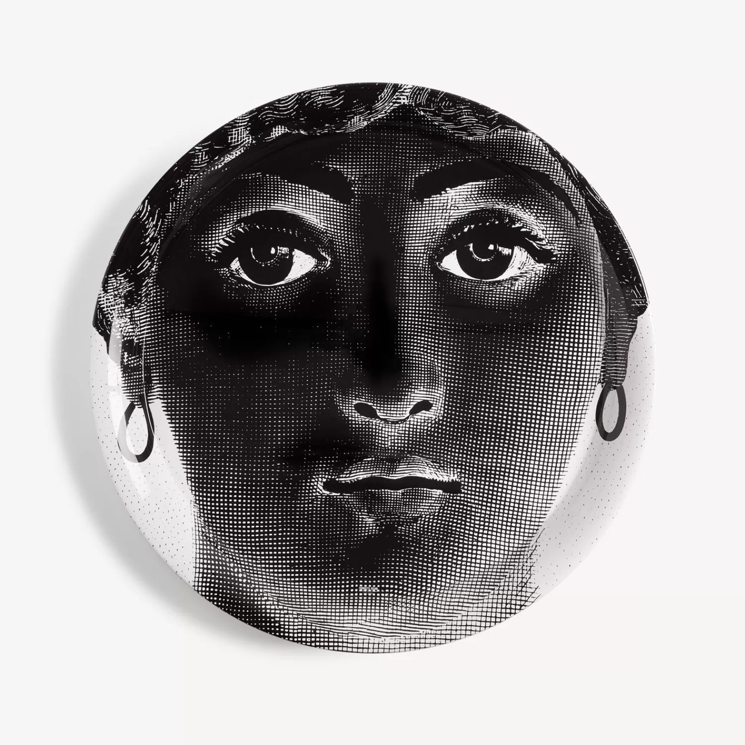 Decorative Trays And Pliants<Fornasetti Tray Tema E Variazioni N.36 White/Black