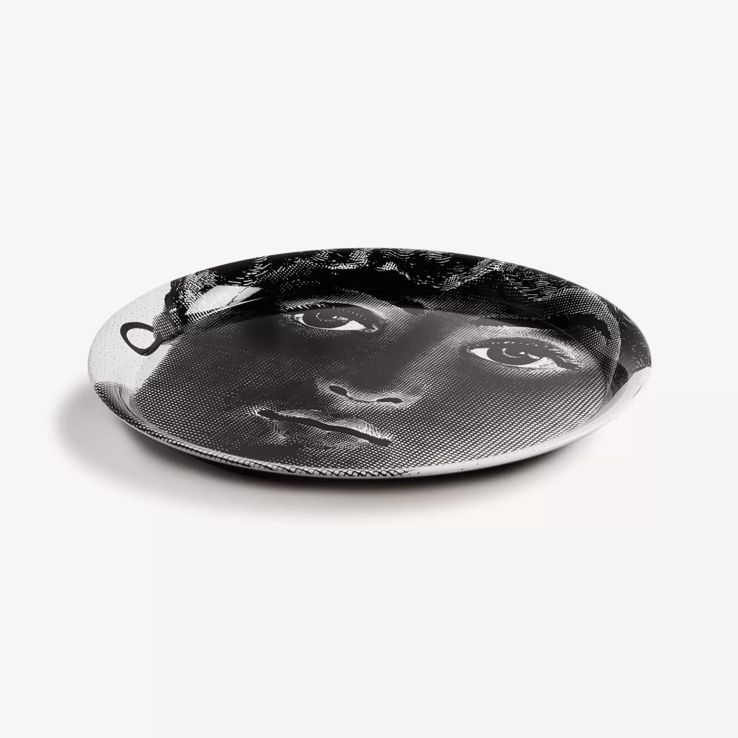 Decorative Trays And Pliants<Fornasetti Tray Tema E Variazioni N.36 White/Black