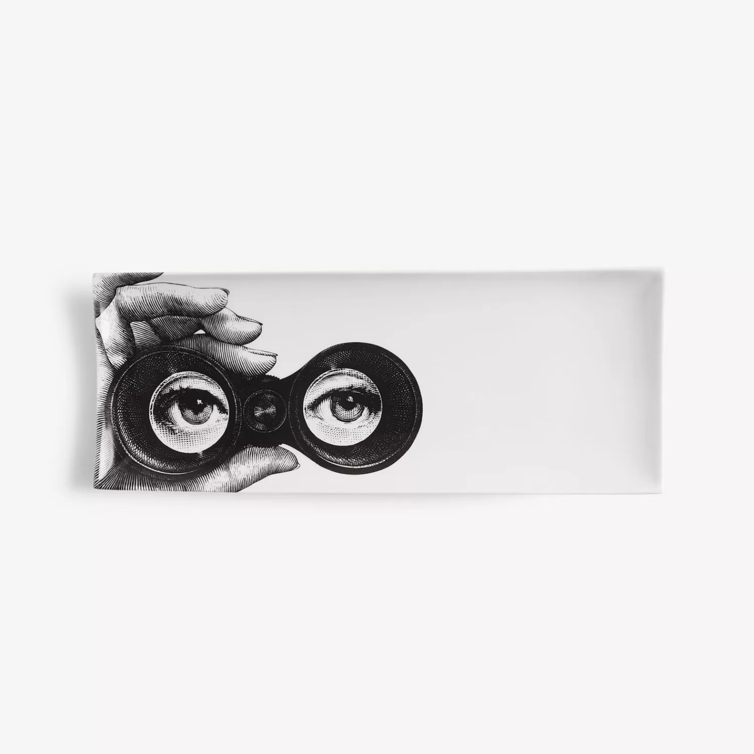 Decorative Trays<Fornasetti Tray Tema E Variazioni N.371 White/Black