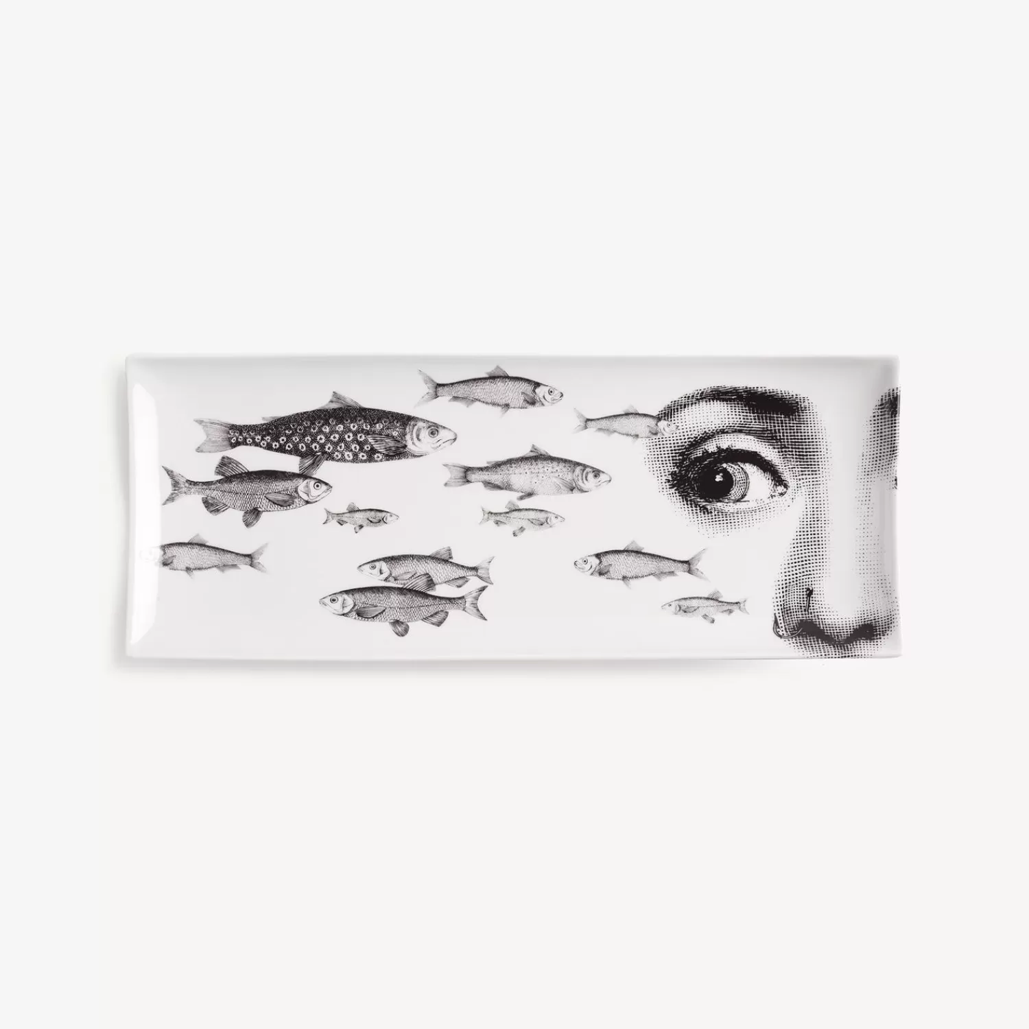 Decorative Trays<Fornasetti Tray Tema E Variazioni N.392 White/Black