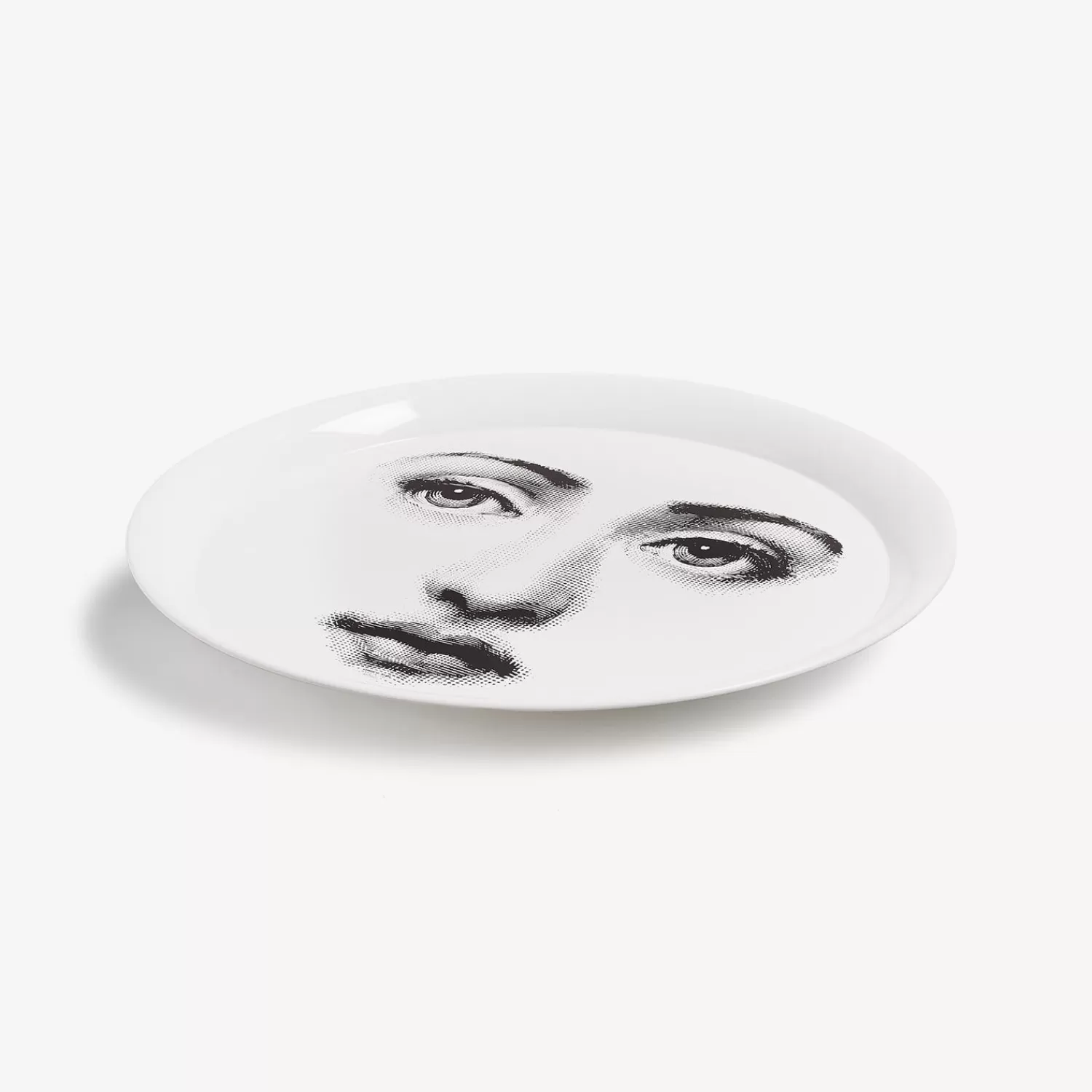 Decorative Trays And Pliants<Fornasetti Tray Tema E Variazioni N.6 White/Black