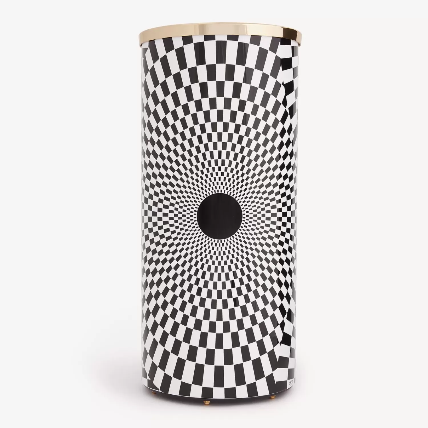 Umbrella Stands<Fornasetti Umbrella Stand Egocentrismo White/Black
