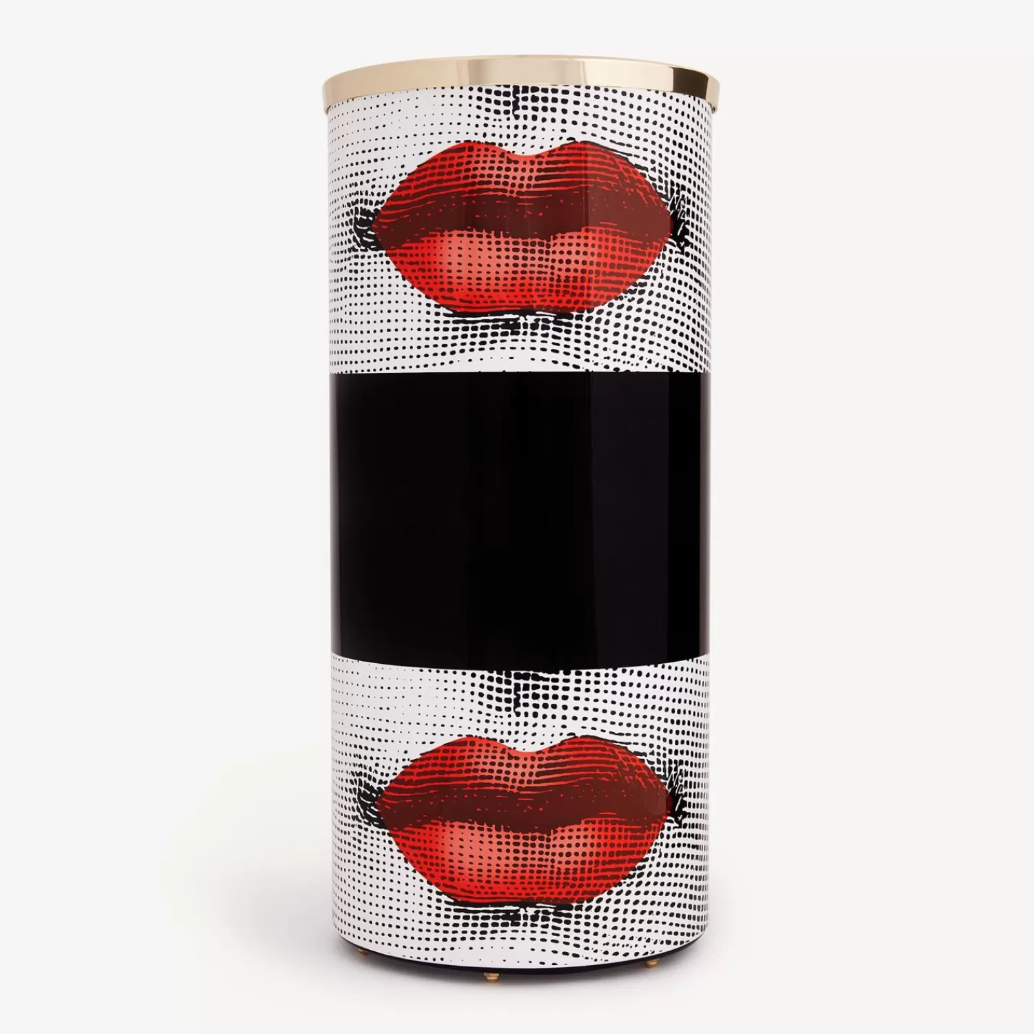 Umbrella Stands<Fornasetti Umbrella Stand Kiss White/Black/Red