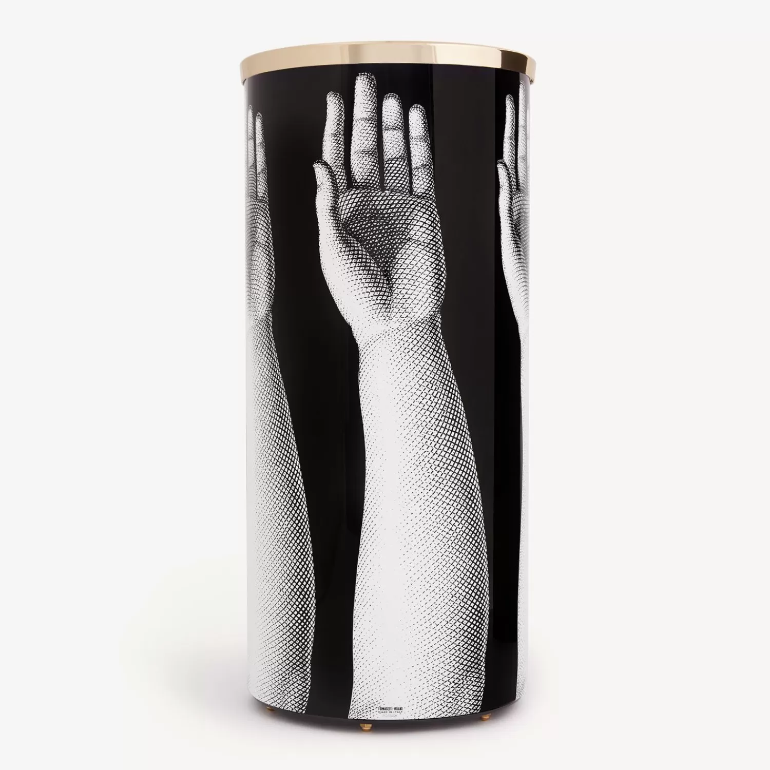 Umbrella Stands<Fornasetti Umbrella Stand Mani White/Black