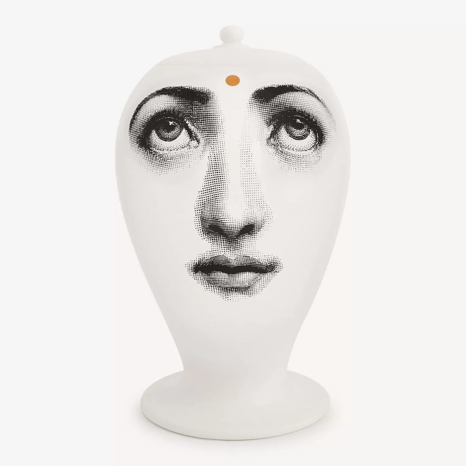 Vases<Fornasetti Vase Ajna White/Black/Gold