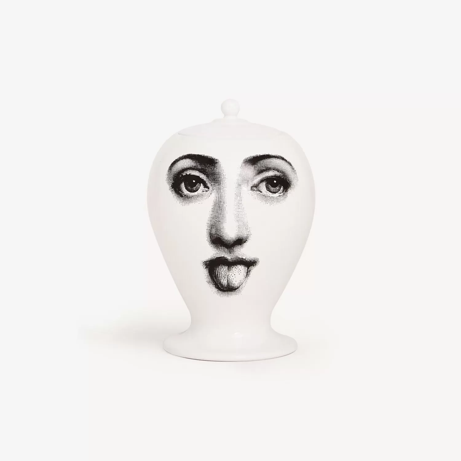 Vases<Fornasetti Vase Antipatico White/Black