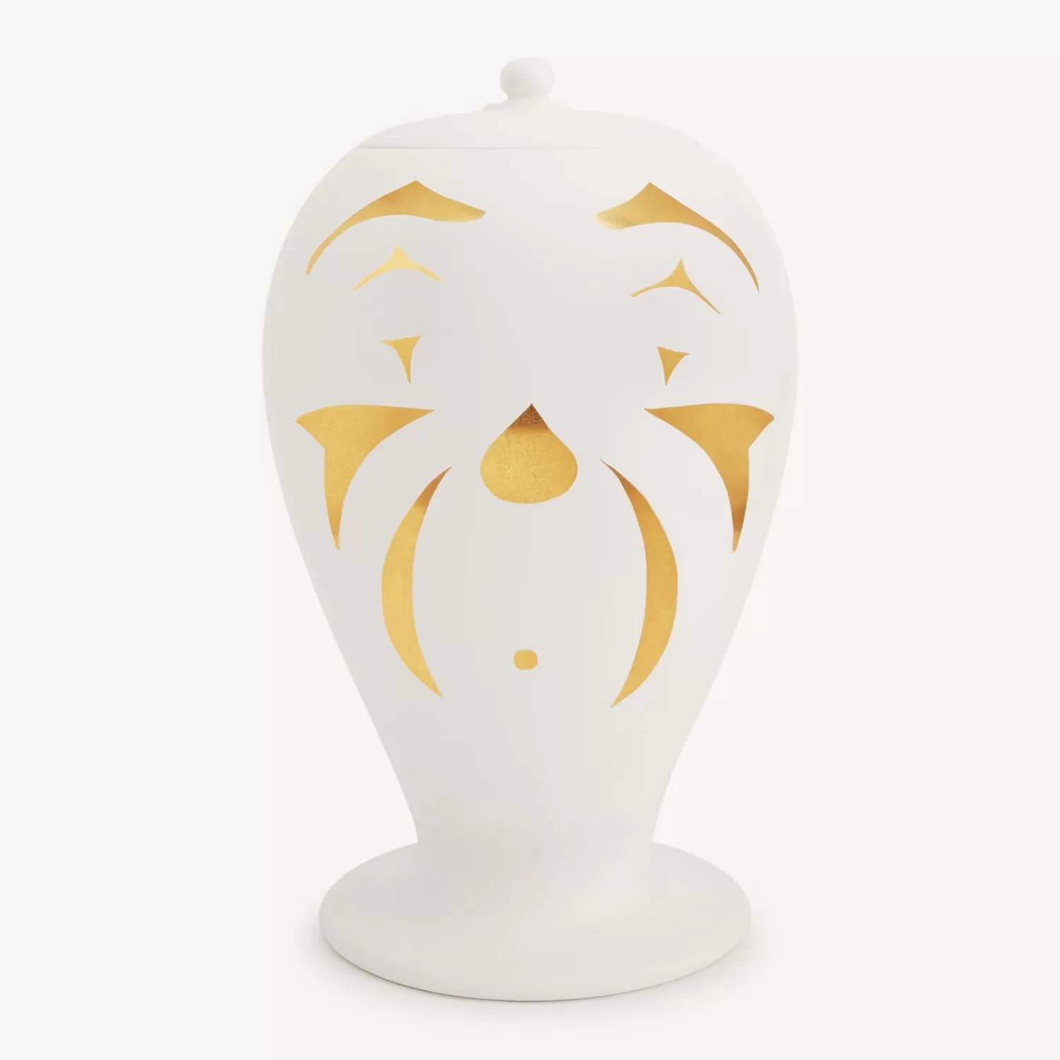 Vases<Fornasetti Vase Clown White/Black/Gold