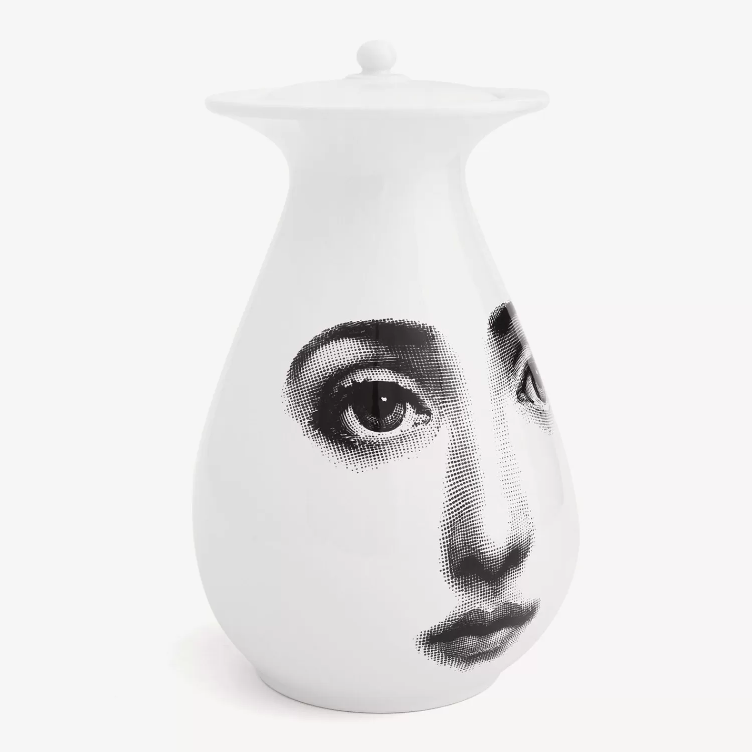 Vases<Fornasetti Vase Sottosopra White/Black
