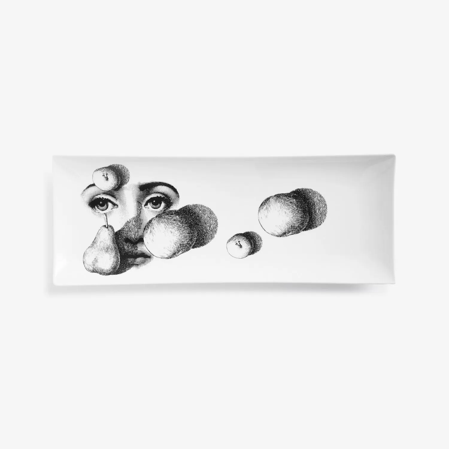 Decorative Trays<Fornasetti Vassoio Tema E Variazioni N.218 White/Black