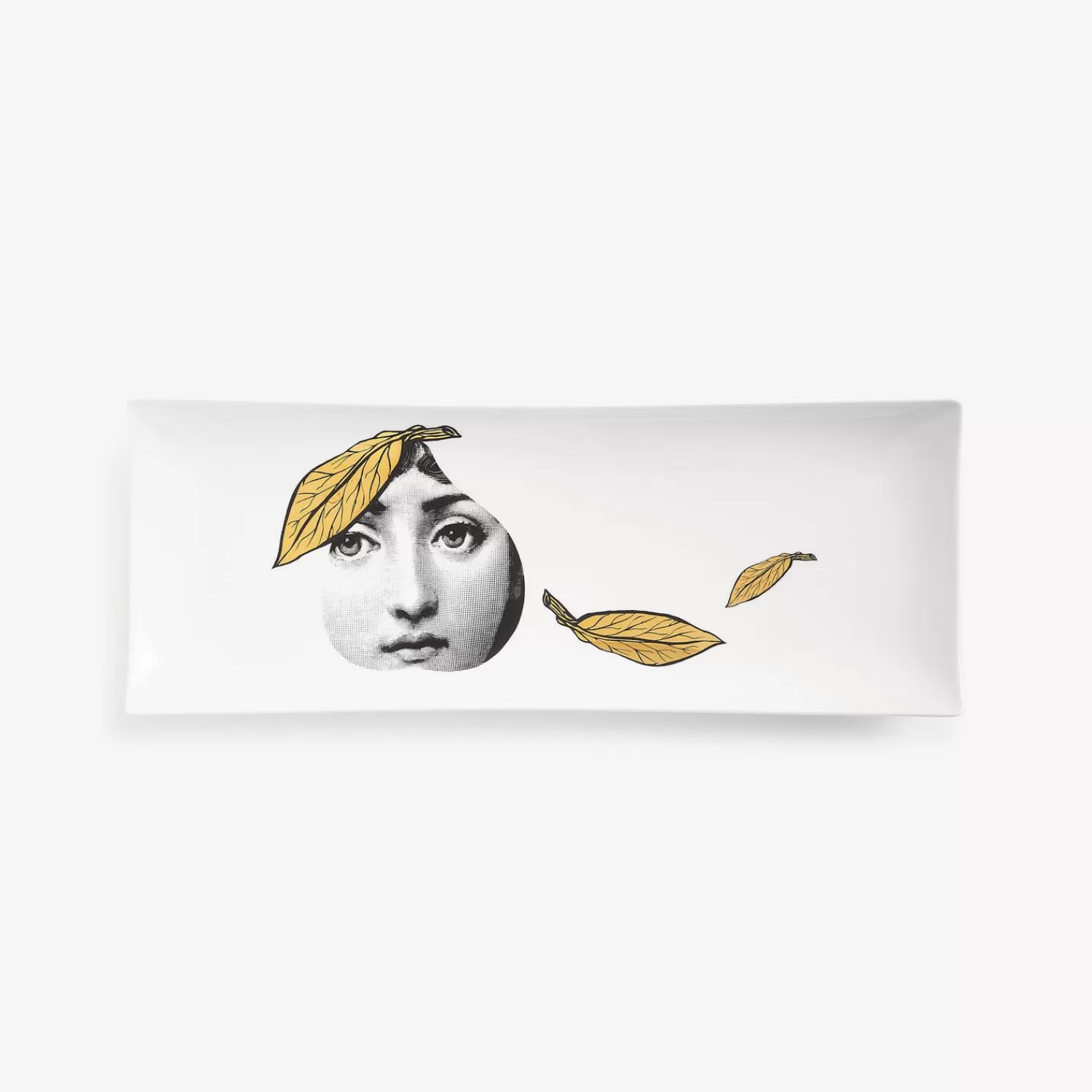 Decorative Trays<Fornasetti Vassoio Tema E Variazioni N.24 Whte/Black/Gold