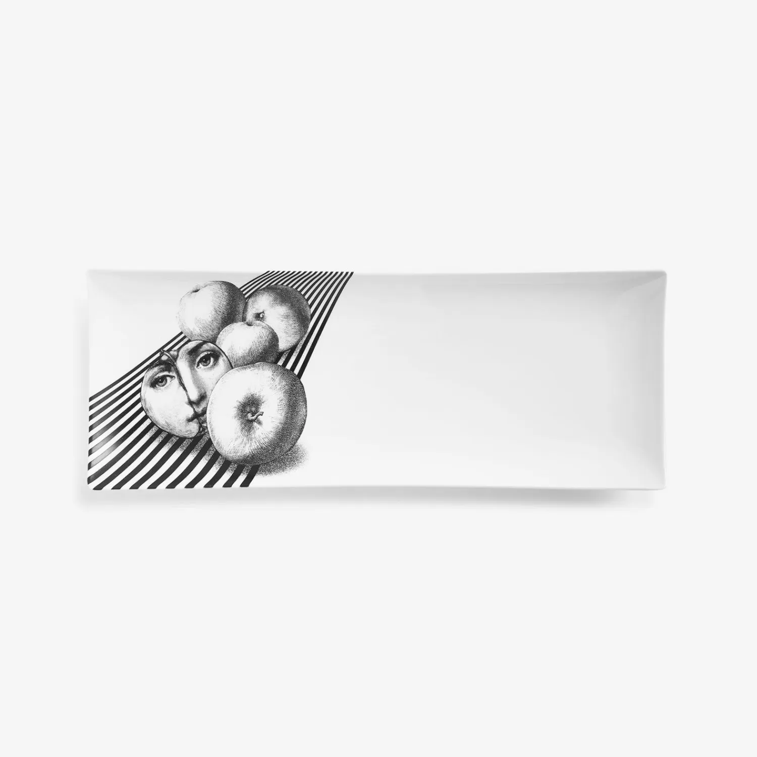 Decorative Trays<Fornasetti Vassoio Tema E Variazioni N.390 White/Black