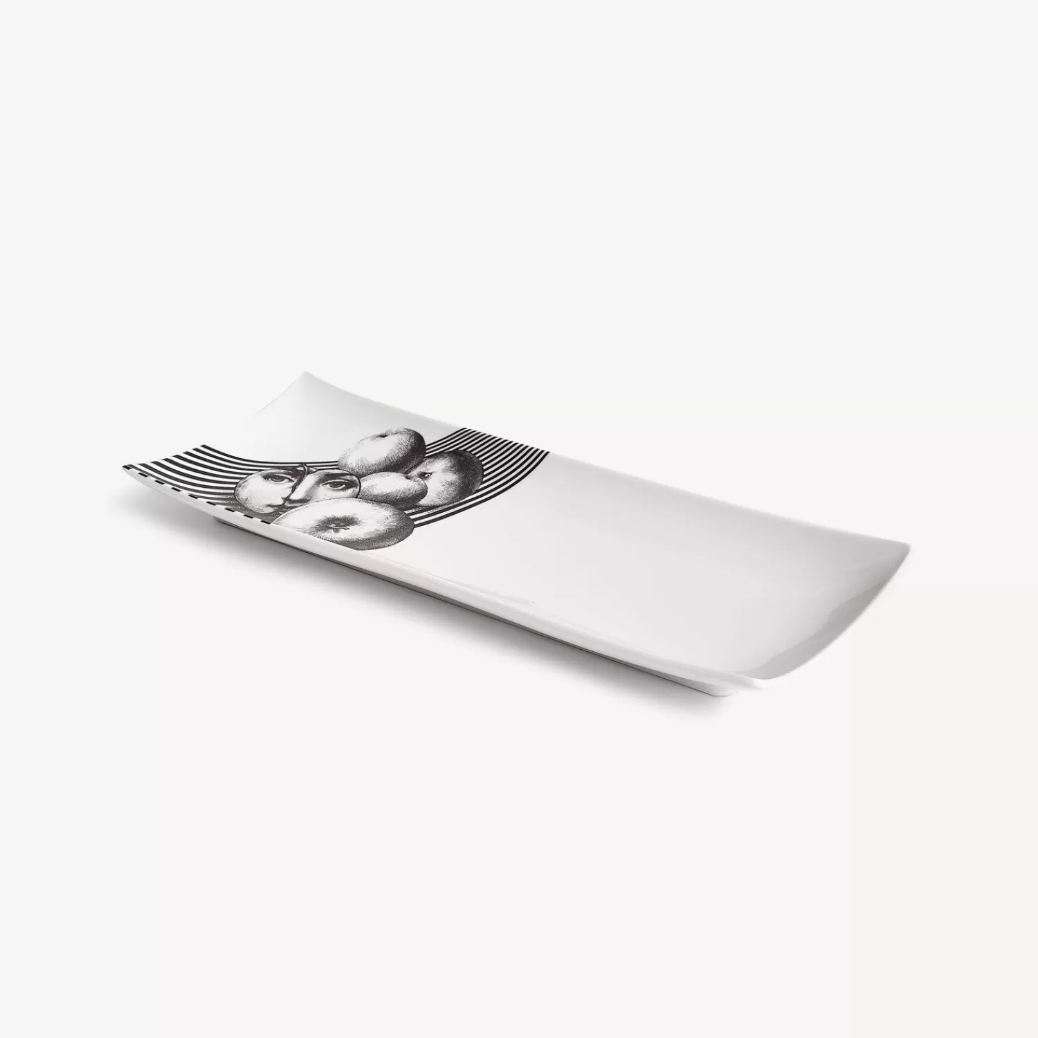 Decorative Trays<Fornasetti Vassoio Tema E Variazioni N.390 White/Black