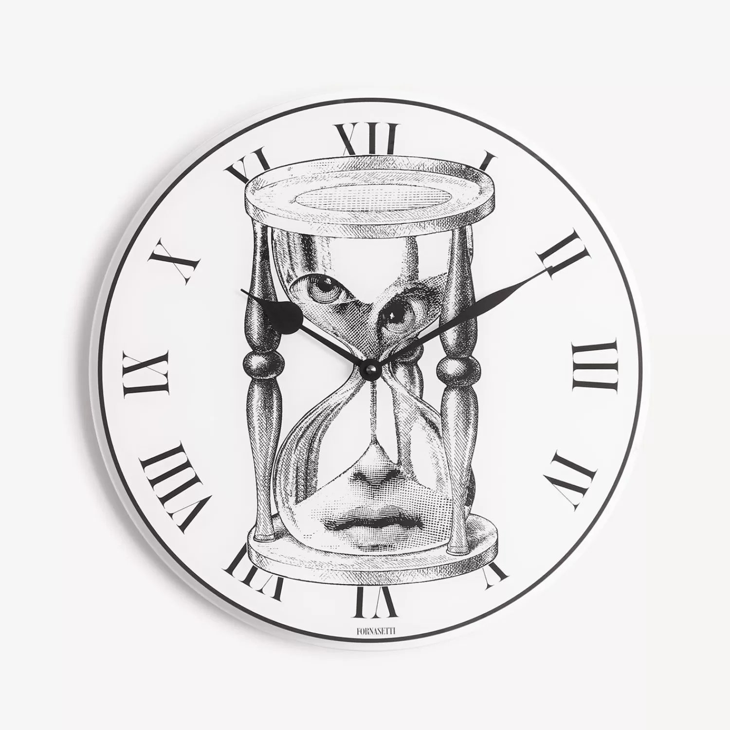 Wall Clocks<Fornasetti Wall Clock Tema E Variazioni N.184 White/Black