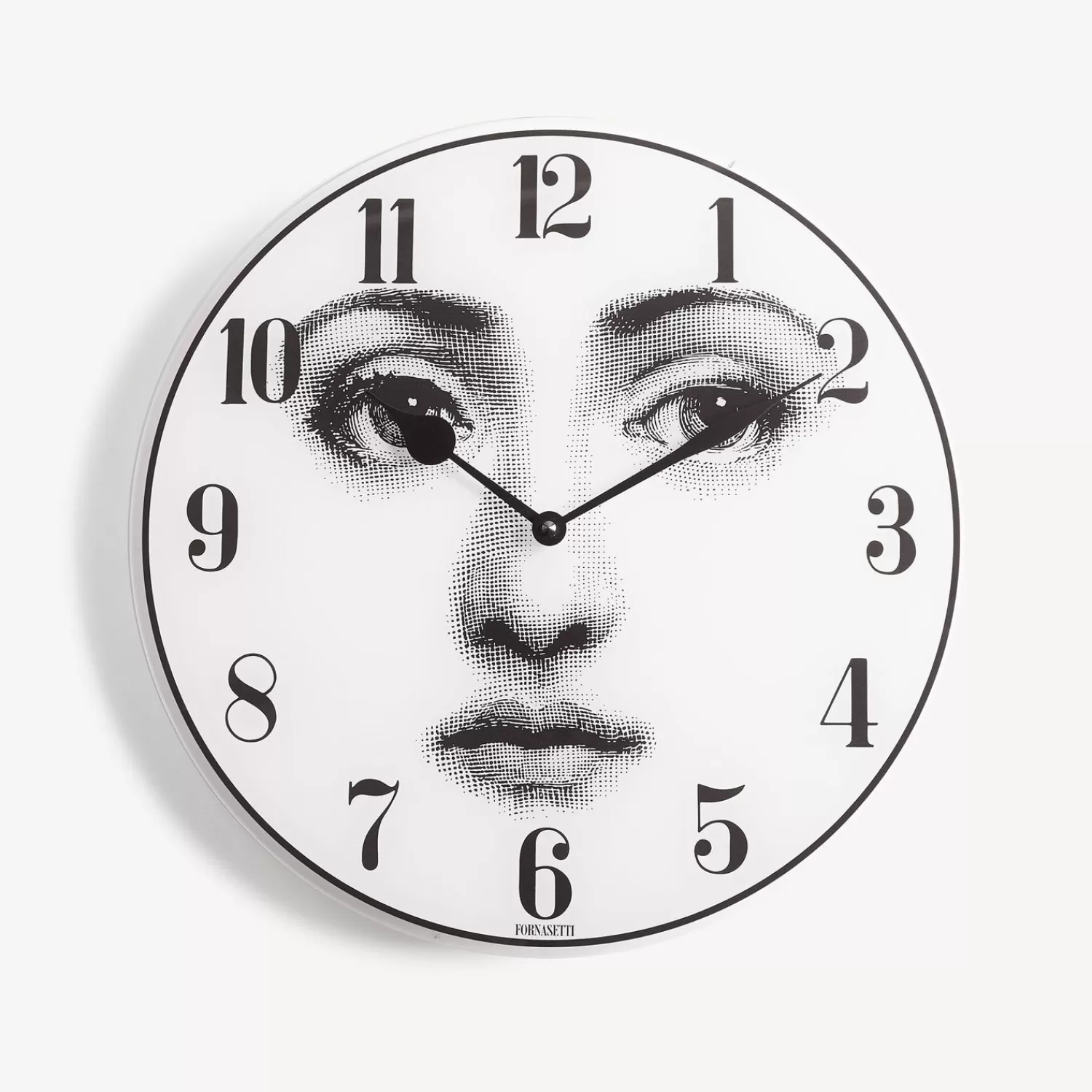 Wall Clocks<Fornasetti Wall Clock Viso White/Black