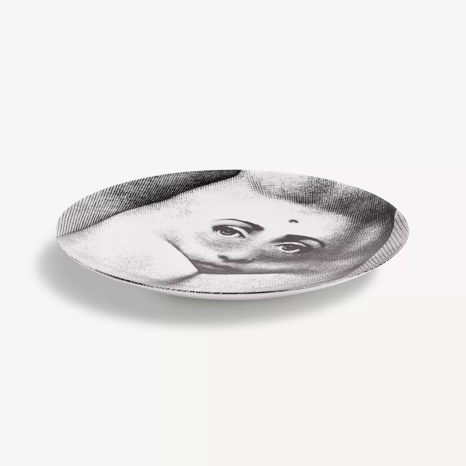 Anatomical Drawings<Fornasetti Wall Plate Tema E Variazioni N.281 White/Black