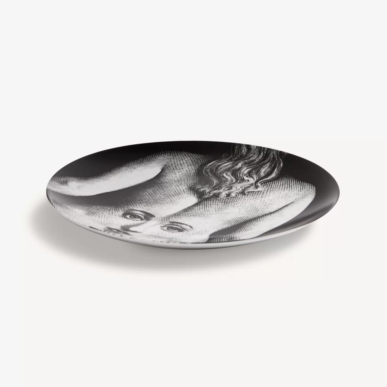 Anatomical Drawings<Fornasetti Wall Plate Tema E Variazioni N.300 White/Black