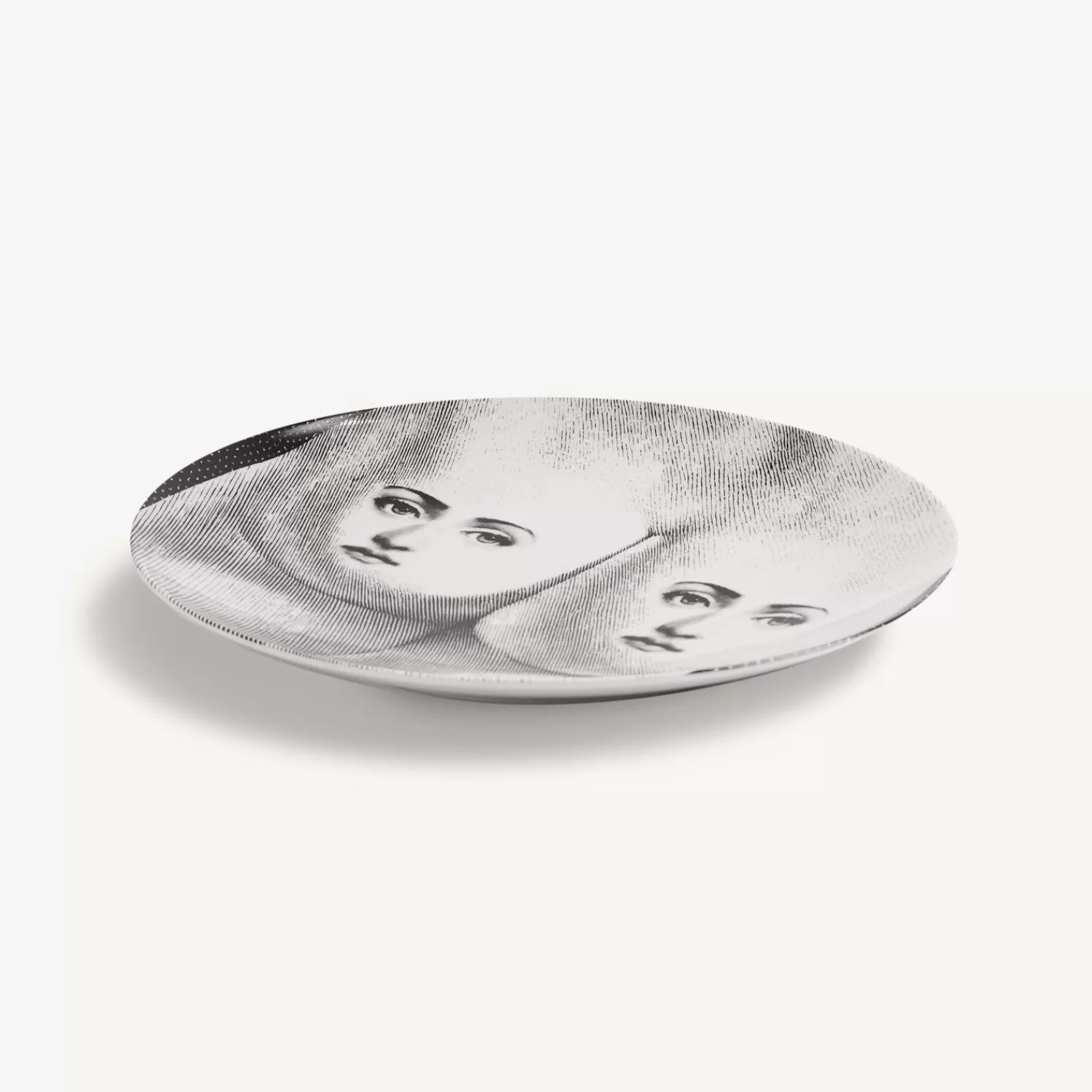 Anatomical Drawings<Fornasetti Wall Plate Tema E Variazioni N.302 White/Black