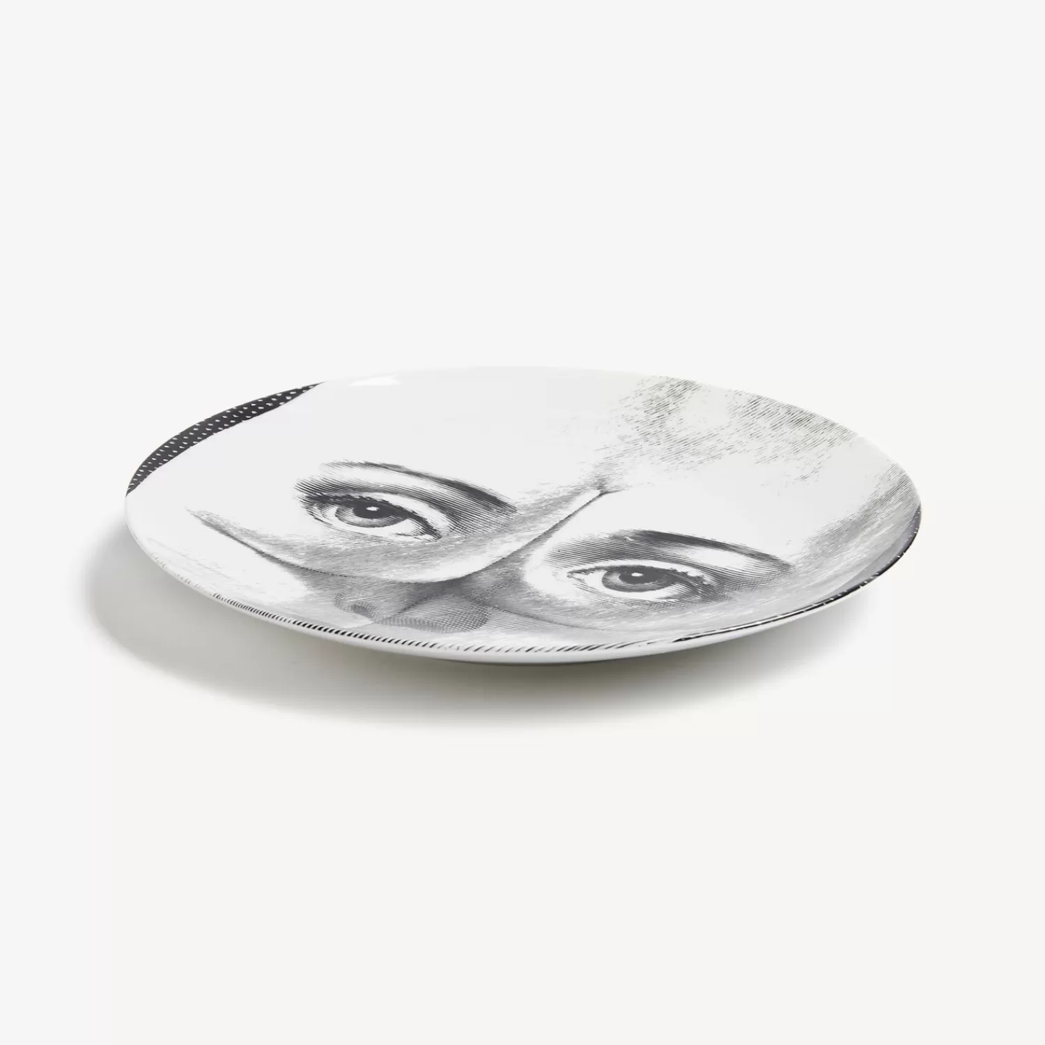 Anatomical Drawings<Fornasetti Wall Plate Tema E Variazioni N.304 White/Black