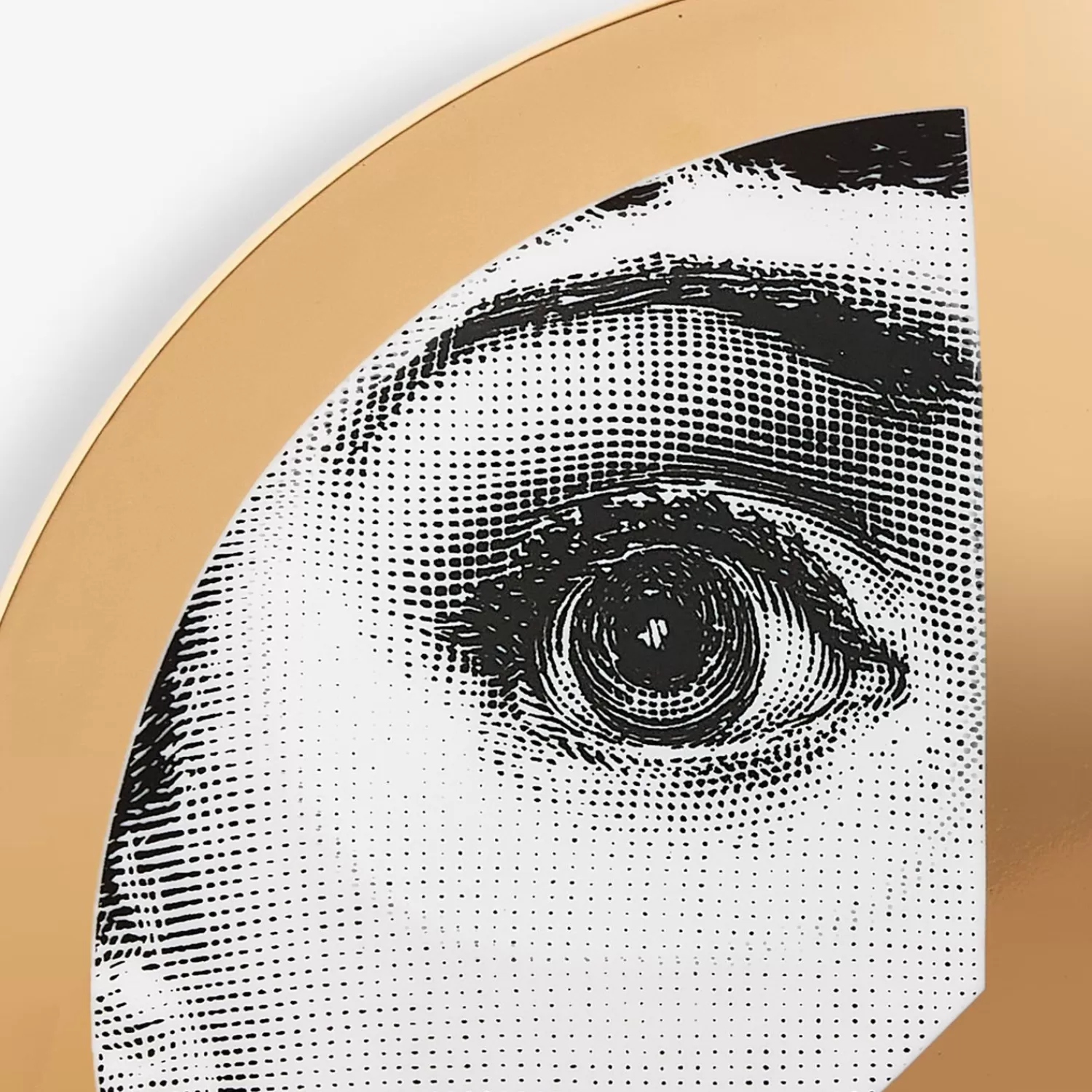 United For Peace<Fornasetti Wall Plate Tema E Variazioni N.405 United For Peace White/Black/Gold