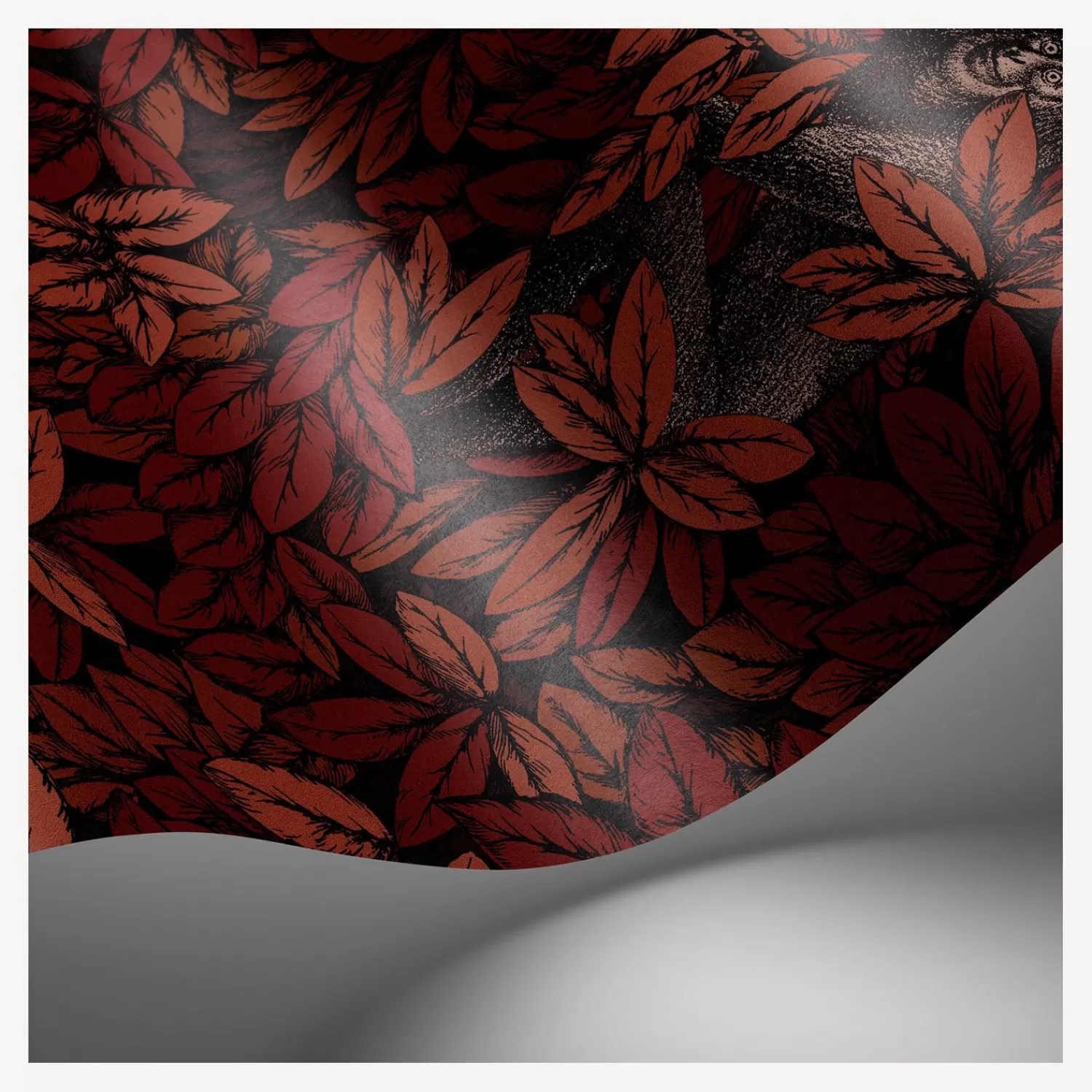 Wallpaper<Fornasetti Wallpaper Foglie E Scimmie Autumnal Leaves