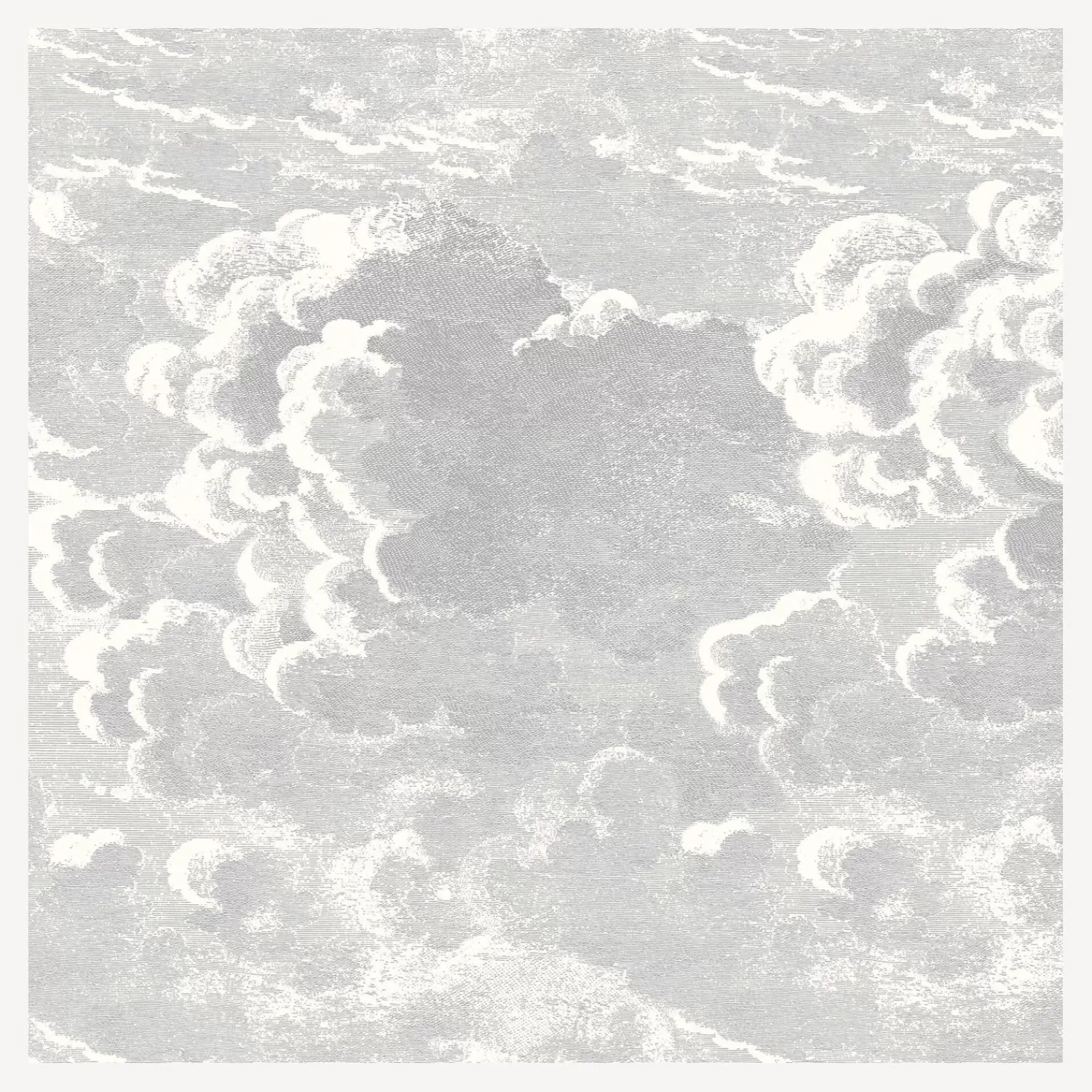 Wallpaper<Fornasetti Wallpaper Nuvolette (2-Roll Set) Soot And Snow