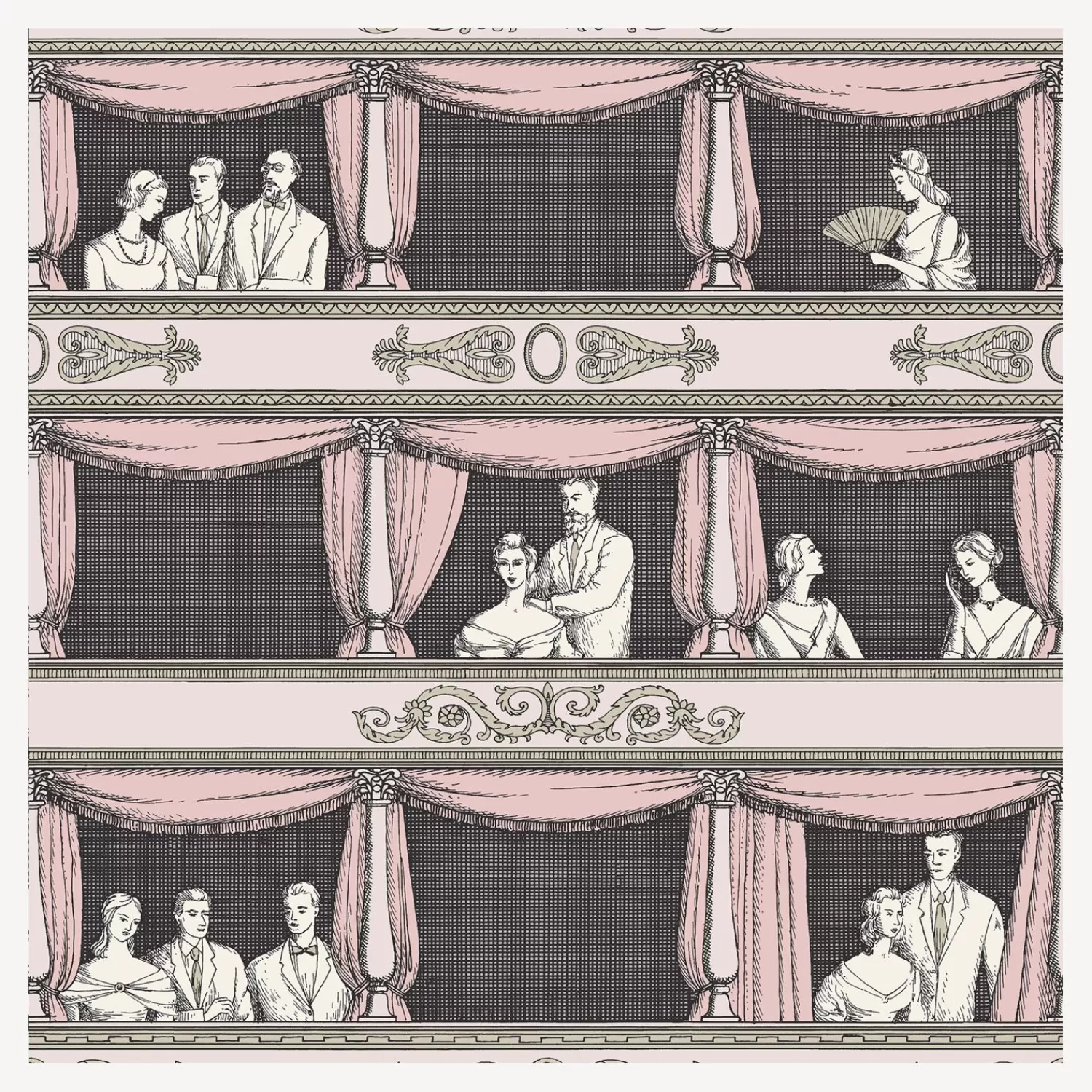 Wallpaper<Fornasetti Wallpaper Teatro Ballet Slipper