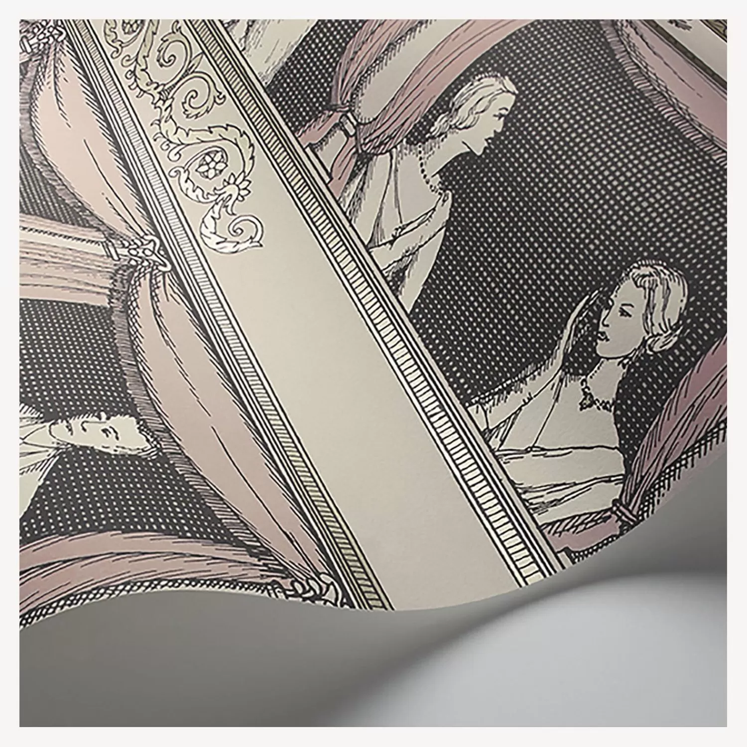 Wallpaper<Fornasetti Wallpaper Teatro Ballet Slipper
